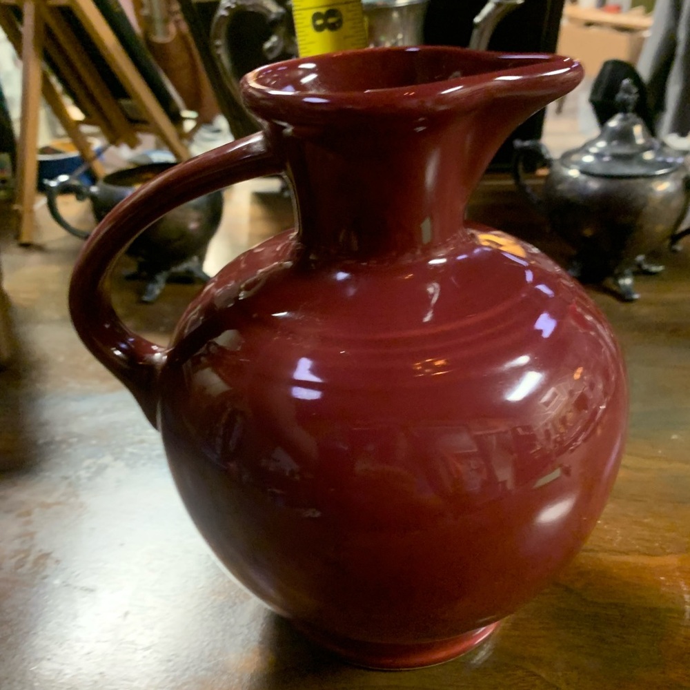 Fiestaware 7.75” Cinnabar Carafe Pitcher